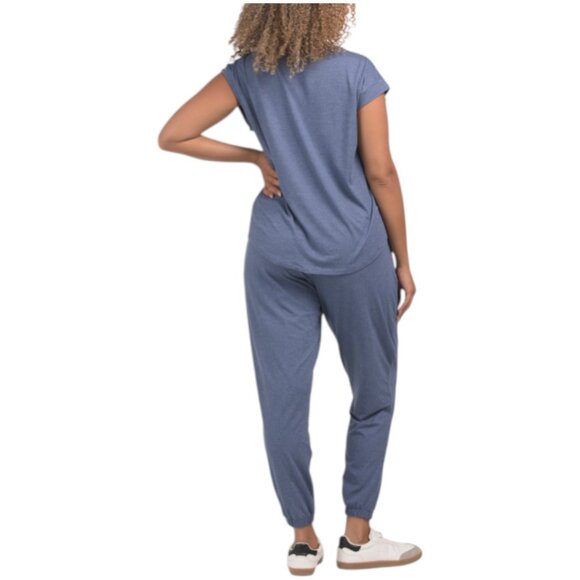 ZOBHA 2pc Kelsey Lux Touch Top And Pants Set - Picture 2 of 2